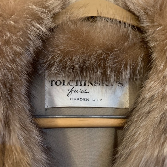 Tolchinsky’s Furs Crystal Fox Fur Coat sz M/L - Picture 4 of 9